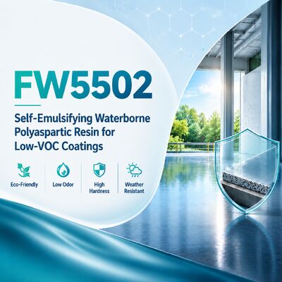 FW5502: Selbstemulgierendes Polyasparticharz auf Wasserbasis für Beschichtungen mit niedrigem VOC-Gehalt
